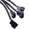 Кабель-розгалужувач для вентиляторів PWM Molex to 4x4-pin