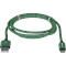 Кабель DEFENDER ACH01-03T PRO USB2.0 AM/Apple Lightning Green 1м (87810)