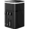 Универсальный сетевой переходник BASEUS Removable 2-in-1 Universal Travel Adapter PPS Quick Charger Edition Black (TZPPS-01)