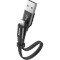 Кабель BASEUS Two-in-One Portable Cable for Android/iOS 0.23м Black (CALMBJ-01)