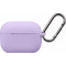 Чехол 2E Pure Color Silicone Case для Apple AirPods Pro Light Purple (2E-PODSPR-IBPCS-2.5-LPR)