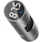FM-трансмиттер BASEUS Energy Column Car Wireless MP3 Charger 18W Silver (CCNLZ-0S)