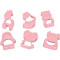 Набор форм для печенья ARDESTO Tasty Baking Pink 4.3x5.5x1.2см (AR2309PP)