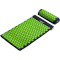 Акупунктурний килимок (аплікатор Кузнєцова) з валиком 4FIZJO 72x42cm Black/Green (4FJ0043)