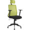 Крісло офісне OFFICE4YOU Bravo Black/Green (21144)