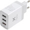 Зарядний пристрій VINGA 3 Port USB Charger QC3.0 + 2x2.4A 30W White (VCPWCHQC3)