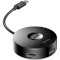 USB хаб BASEUS Type-C Round Box Black (CAHUB-G01)