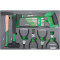 Набор инструментов в ложементе TOPTUL Tools Set D Tray Size Carbon 13пр (GED1322)