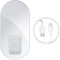 Бездротовий зарядний пристрій BASEUS Simple 2-in-1 Wireless Charger 15W Pro Edition White (WXJK-C02)