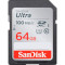 Карта пам'яті SANDISK SDXC Ultra 64GB UHS-I Class 10 (SDSDUNR-064G-GN6IN)
