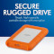 Портативный жёсткий диск LACIE Rugged Secure 2TB TB3/USB3.1 (STFR2000403)