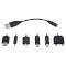 Набор разъёмов для зарядки мобильных телефонов от USB ENERGENIE EG-UCS-001