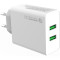 Зарядное устройство COLORWAY 2xUSB-A, QC3.0, 36W White (CW-CHS017Q-WT)