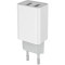 Зарядний пристрій COLORWAY 2xUSB-A, 2.1A, 10W White (CW-CHS015-WT)