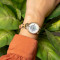 Часы ANNE KLEIN Considered Women's Swarovski Crystal Accented Vegan Leather Strap (AK/3660MPLE)
