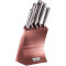 Набір кухонних ножів на підставці BERLINGER HAUS iRose Collection 6пр (BH-2447)