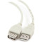Кабель-удлинитель CABLEXPERT USB 2.0 Extension Cable White 0.75м (CC-USB2-AMAF-75CM/300)