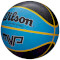 М'яч баскетбольний WILSON MVP Black/Blue Size 7 (WTB9019XB07)