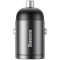 Автомобільний зарядний пристрій BASEUS Tiny Star Mini PPS Quick Charger Type-C 30W Black w/Type-C to Lightning cable (TZVCHX-0G)