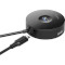 USB хаб BASEUS Round Box Hub 0.1m Black (CAHUB-F01)