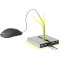 Тримач кабелю з USB-хабом XTRFY B1 w/4-port USB2.0 Hub Gray/Yellow (XG-B1-LED)