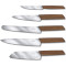 Набір кухонних ножів на підставці VICTORINOX Swiss Modern Cutlery Block 6пр (6.7186.6)