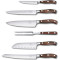 Набор кухонных ножей на подставке VICTORINOX Grand Maitre Knife Block 7пр (7.7240.6)