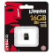 Карта пам'яті KINGSTON microSDHC 16GB UHS-I Class 10 (SDCA10/16GBSP)