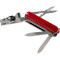 Швейцарский нож VICTORINOX Delemont Nail Clip 580 Red Transparent (0.6463.T)