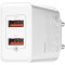 Зарядний пристрій BASEUS Speed Mini QC Dual U Quick Changer 18W EU White (CCFS-V02)