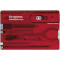 Мультитул VICTORINOX Swisscard Classic Red Transparent (0.7100.T)