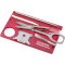 Мультитул VICTORINOX Swisscard Nailcare Red Transparent (0.7240.T)