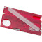 Мультитул VICTORINOX Swisscard Nailcare Red Transparent (0.7240.T)