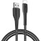 Кабель COLORWAY PVC USB to Apple Lightning 2.4A 1м Black (CW-CBUL034-BK)