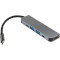 Порт-реплікатор VINGA Type-C to HDMI + 2 x USB-A + 2 x Type-C (VCPHTC5AL)