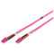 Оптичний патч-корд DIGITUS LC/UPC-LC/UPC, MM OM4, Duplex, 7м, Violet (DK-2533-07-4)