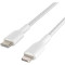 Кабель BELKIN Boost Up Charge Braided USB-C to Lightning 1м White (CAA004BT1MWH)