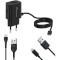 Зарядний пристрій GRAND-X CH-65 2xUSB-A, 3.1A Black w/Micro-USB & Lightning & USB-C cables (CH-65LT)