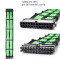 Комплект кабелів для блоку живлення QUBE ATX 24-pin/EPS 8-pin/PCIe 6+2-pin Black/Green (QBWSET24P8P2X8PBG)