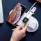 Бездротовий зарядний пристрій BASEUS Smart 3-in-1 18W для Apple iPhone/Watch/AirPods White (WX3IN1-C02)