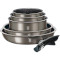 Набір посуду BERLINGER HAUS Metallic Line Carbon Edition 9пр (BH-6148)