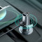 FM-трансмиттер BASEUS Energy Column Car Wireless MP3 Charger 18W Silver (CCNLZ-C0S)
