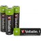 Аккумулятор VERBATIM Premium Rechargeable AA 2500mAh 4шт/уп (49517)