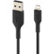 Кабель BELKIN Boost Up Charge Braided USB-A to Lightning 2м Black (CAA002BT2MBK)