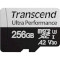 Карта пам'яті TRANSCEND microSDXC 340S 256GB UHS-I U3 V30 A2 Class 10 (TS256GUSD340S)
