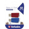 Набор из 2 флэшек VERBATIM Store 'n' Click 32GB USB3.2 (49308)