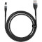 Кабель BASEUS Zinc Magnetic Safe Fast Charging Data Cable USB for Lightning 1м Gray/Black (CALXC-KG1)