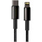 Кабель BASEUS Tungsten Gold Fast Charging Data Cable USB-C for Lightning 1м Black (CATLWJ-01)