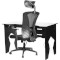 Комплект геймерской мебели BARSKY HomeWork White/Black (HG-03/BM-02)