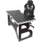Комплект геймерской мебели BARSKY HomeWork Game Black/White (HG-06/GH-01)